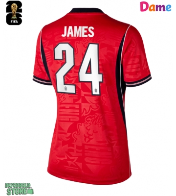 England Reece James #24 Replika Udebanetrøje Dame VM 2026 Kortærmet